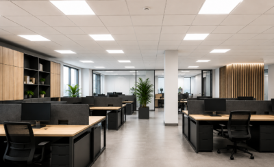 led panels σε γραφεία